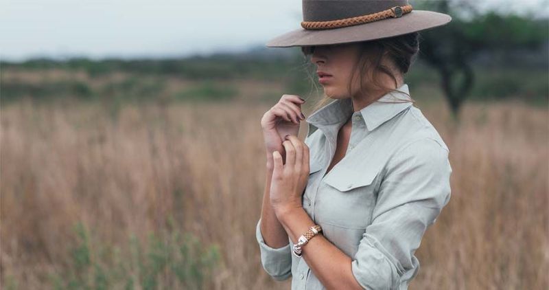 Shirt Linen L/S Collared Lds