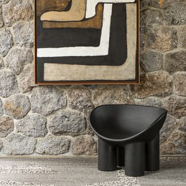 Chair Roly Poly Black