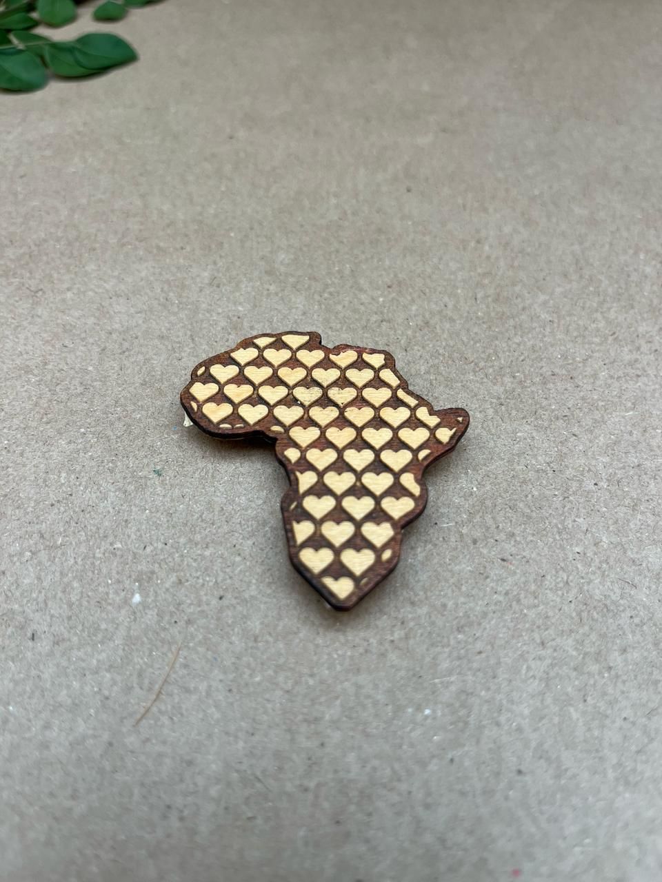 Brooche Map S/Silver