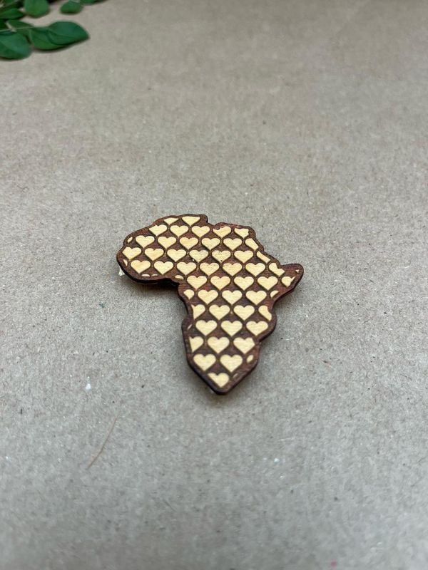 Brooche Map S/Silver