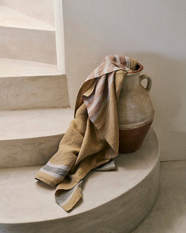 Towel Bath Linen Flax