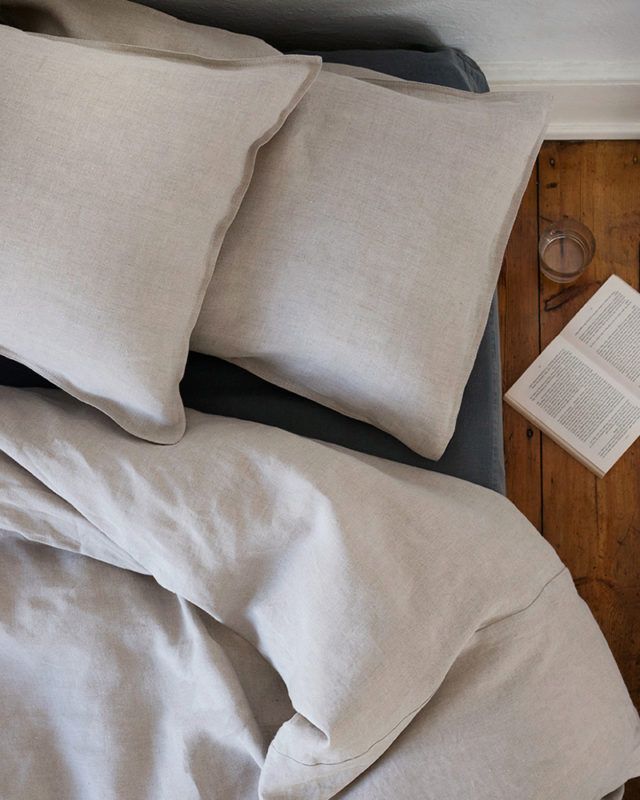 Pillow case flax 50x70 natural