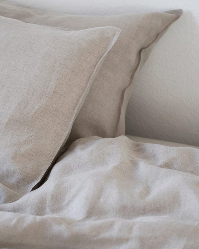 Pillow case flax 50x70 natural