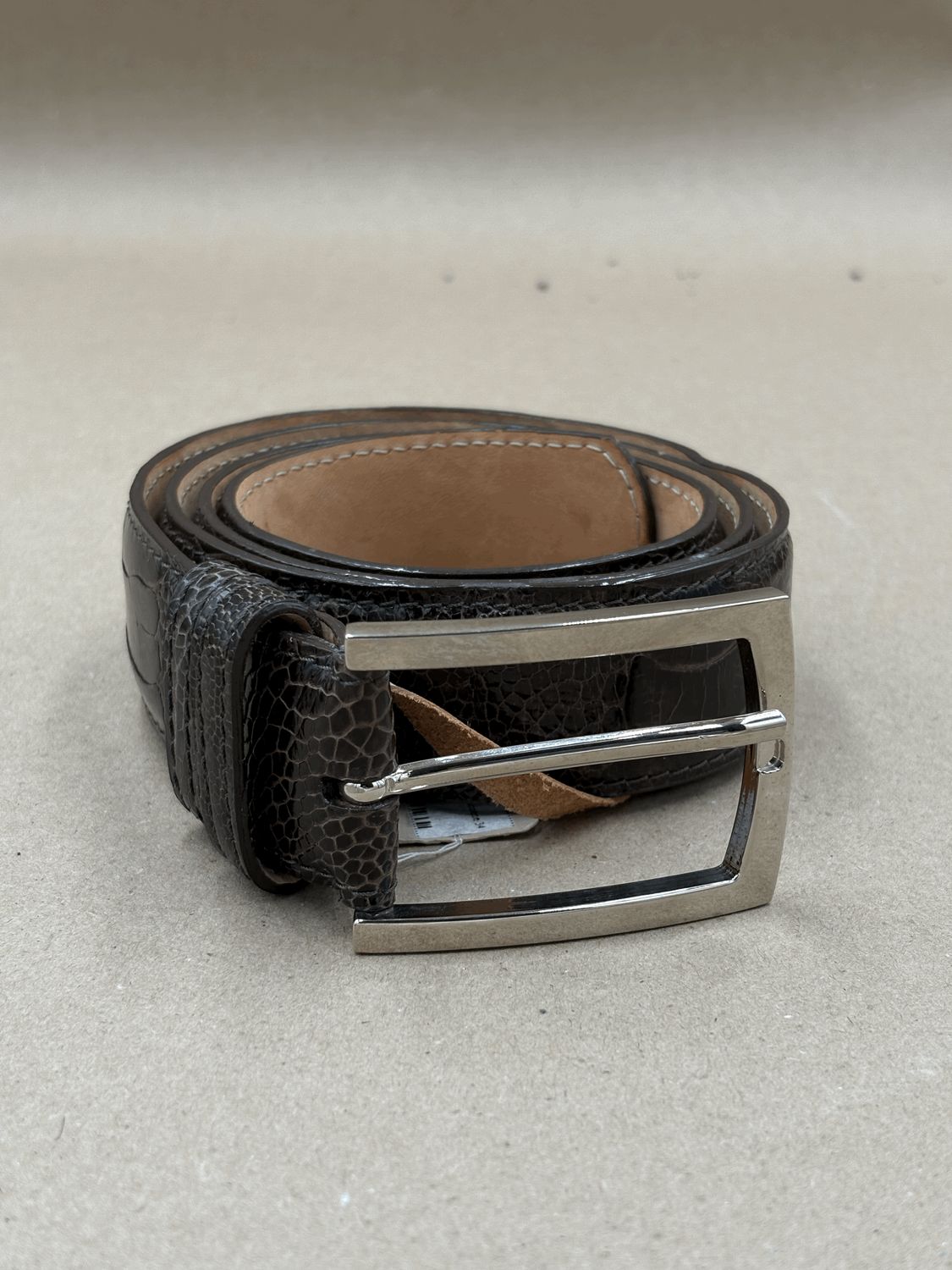Belt Ostrich Leg Nicotene