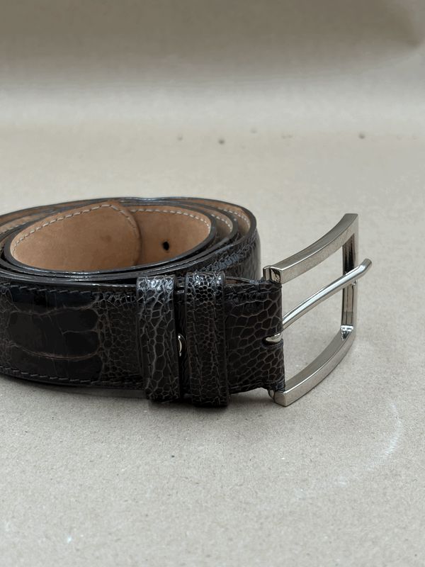 Belt Ostrich Leg Nicotene