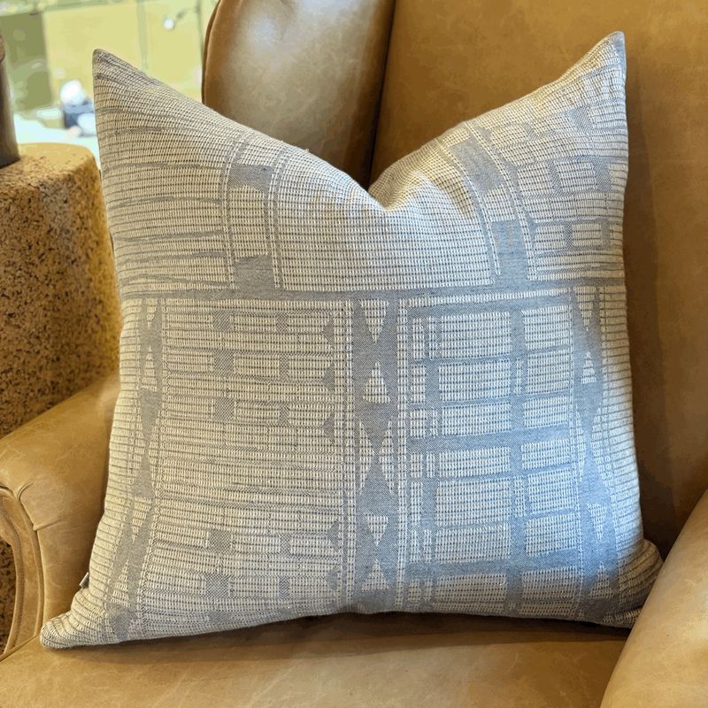 Cushion Linen Feather Inner Charcoal