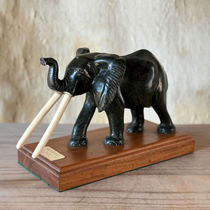 Verdite Carving Elephant 350mm