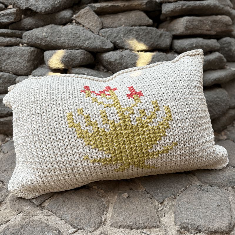 Cushion  Cotton Chunky Knit 80x50