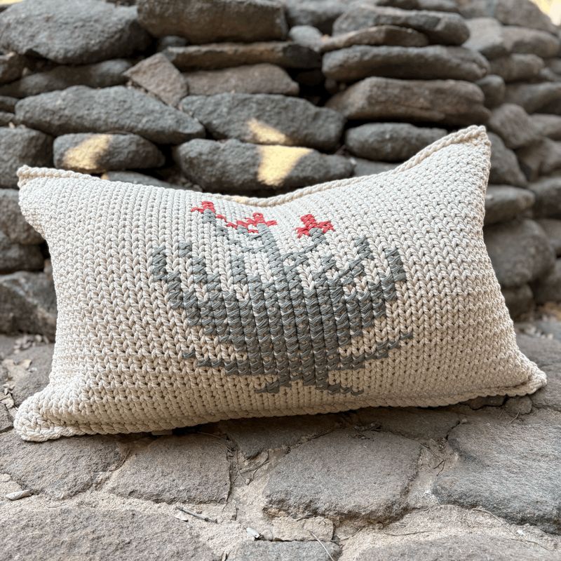 Cushion  Cotton Chunky Knit 80x50