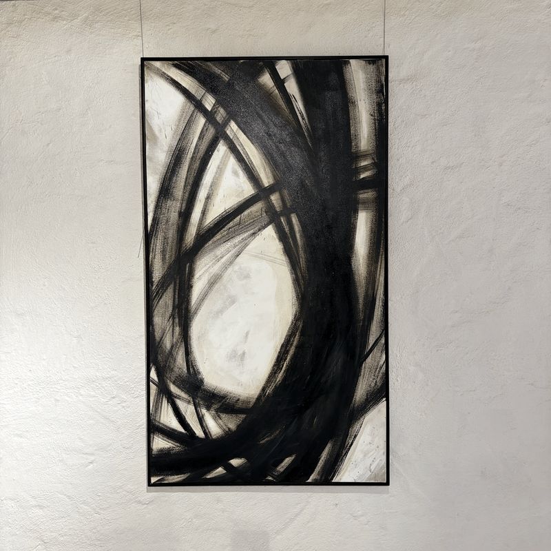 Black White Abstract Kurt Pio