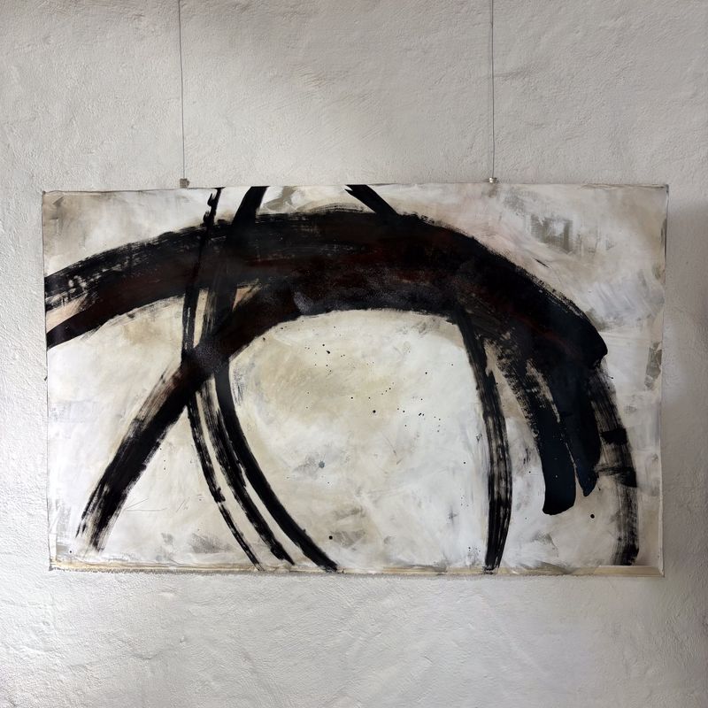 Black White Abstract Kurt Pio