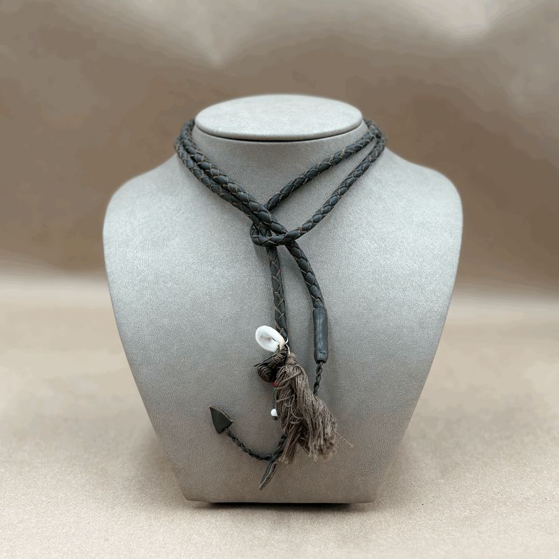 Necklace Lth Kenyan Vintage