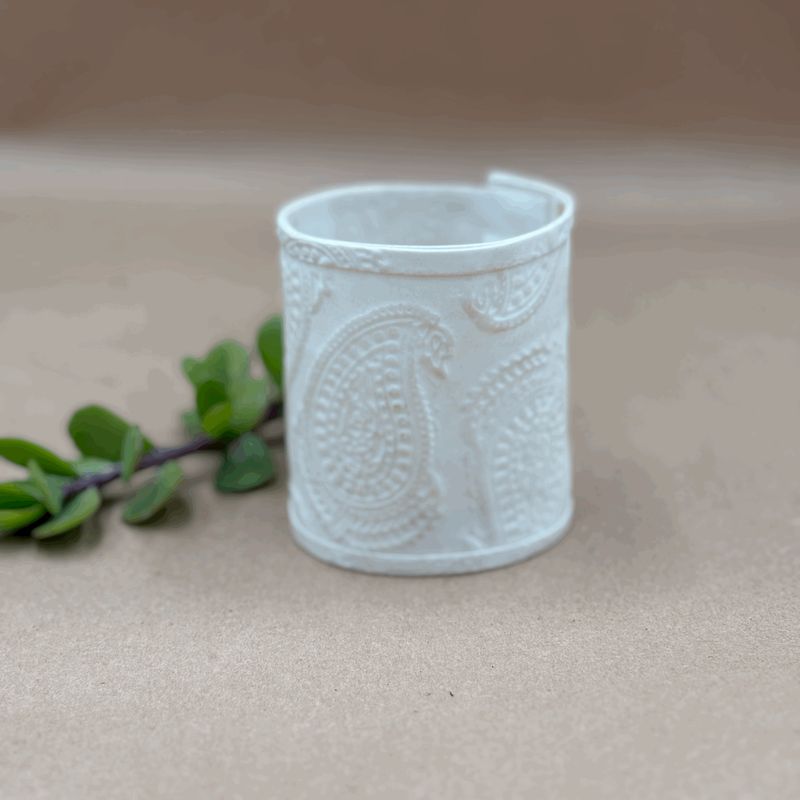 Candle cuff porcelain