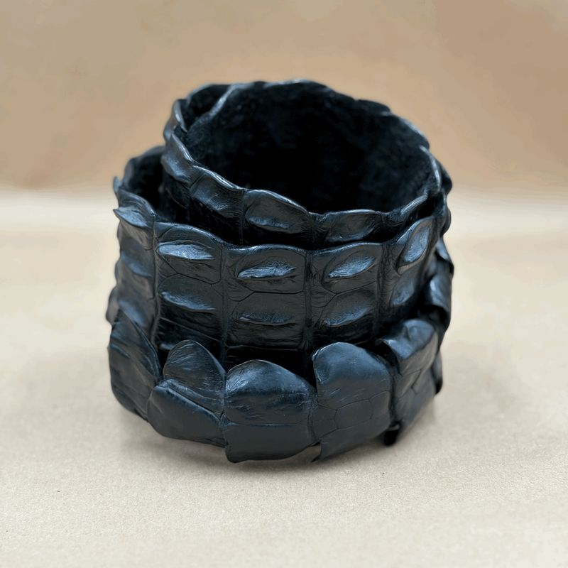Belt Croc Skin Black