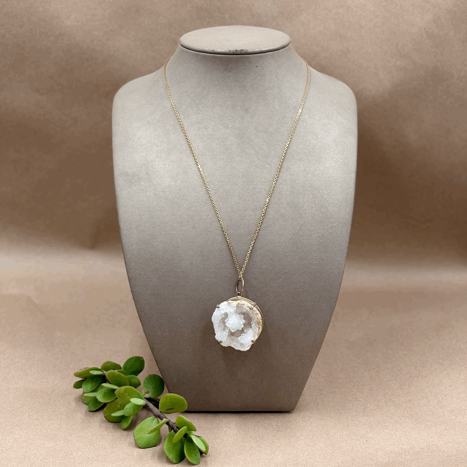 Chain 9ct Gold with Asst Pendant Long