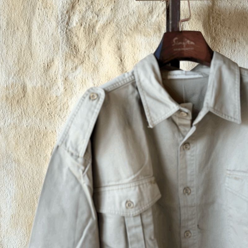 Shirt Mens L/S Canvas Ranger Khaki