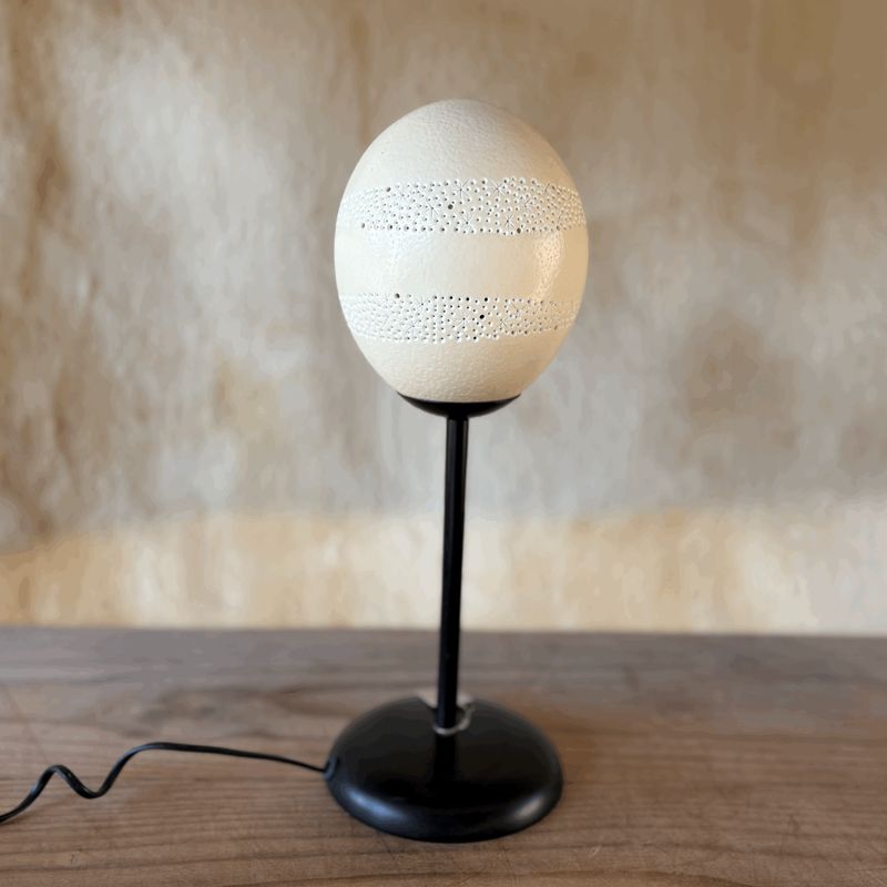 Lamp Ostrich Egg