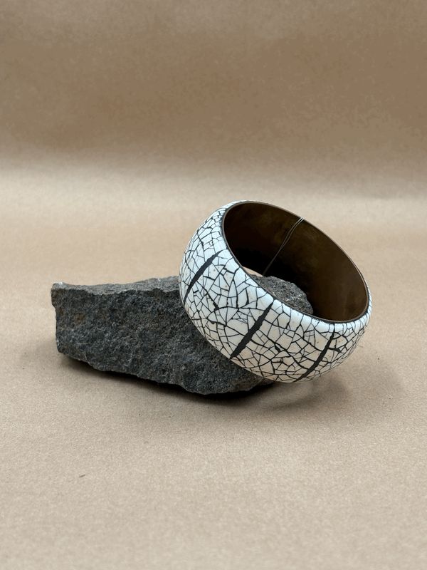 Ostrich Mosaic Bangles