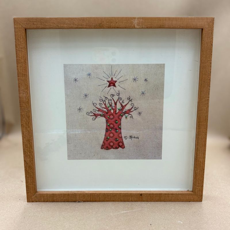 Print framed boabab tree