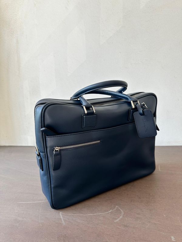 Bag Computer Dune Leather Navy