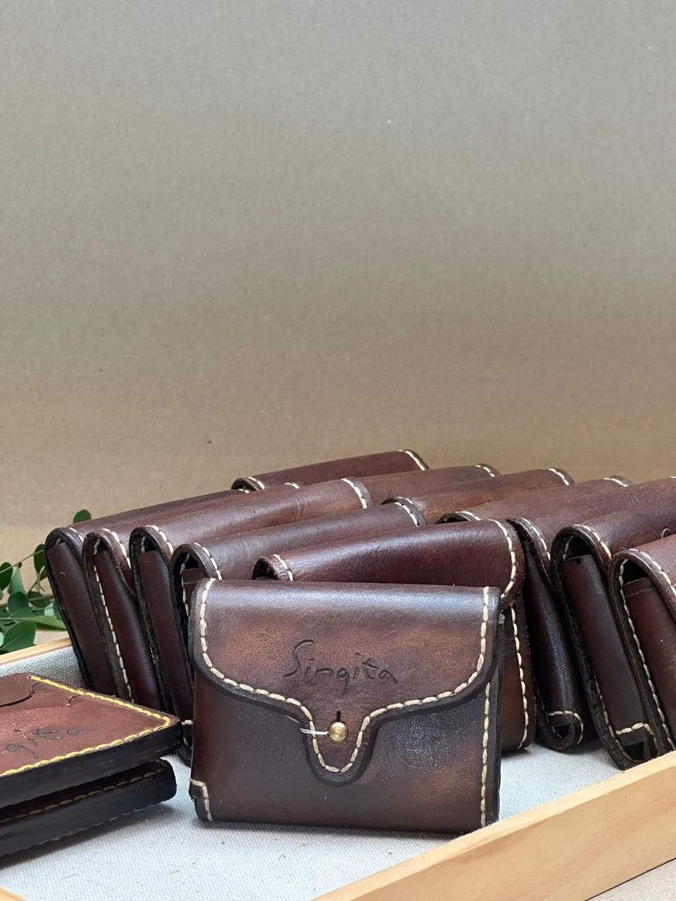 Leather Hand Stitched Wallets