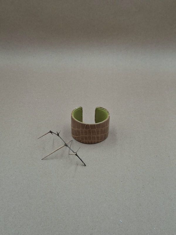 Ostrich Skin Bracelet