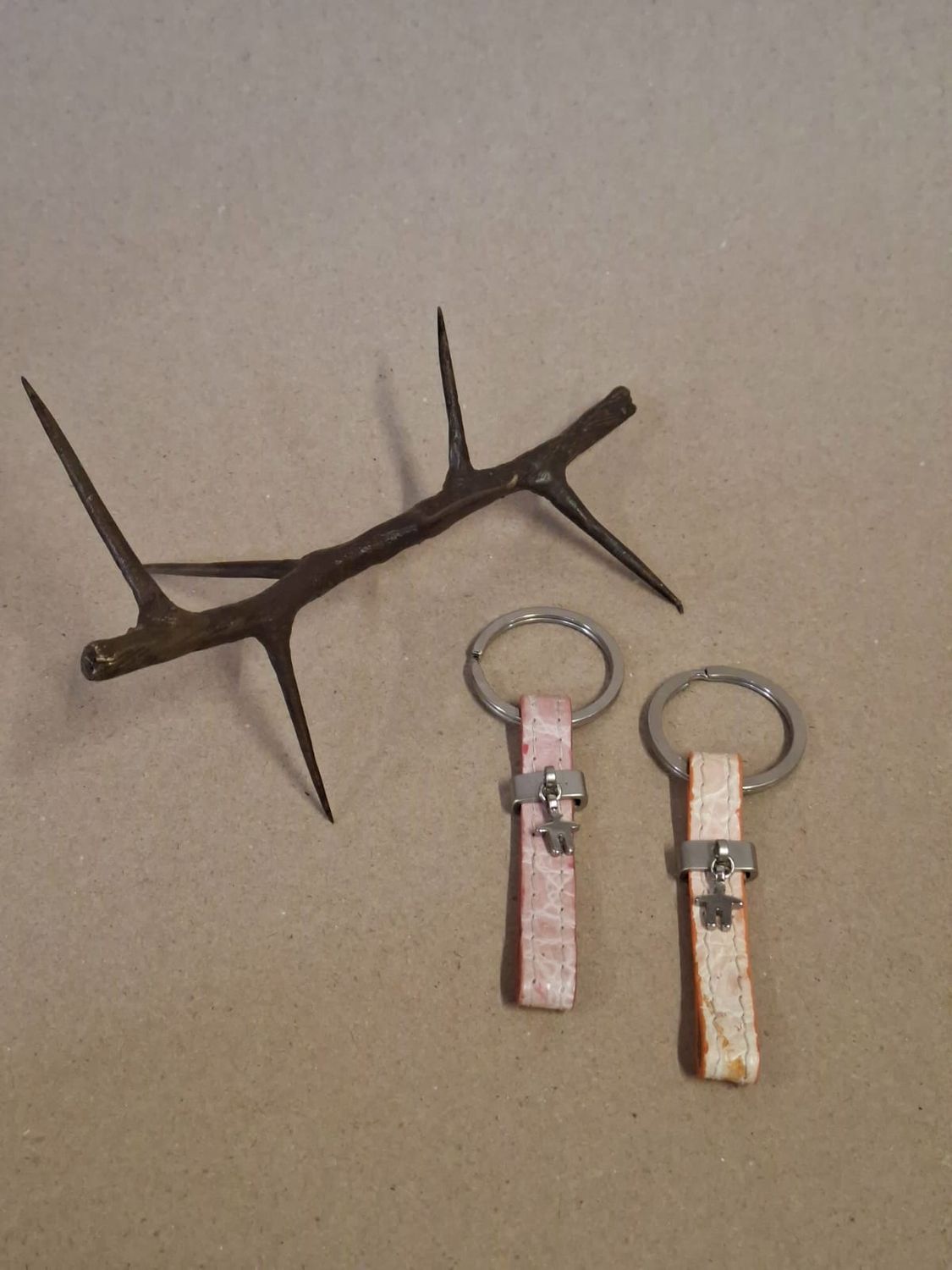 Keyrings with Croc Skin