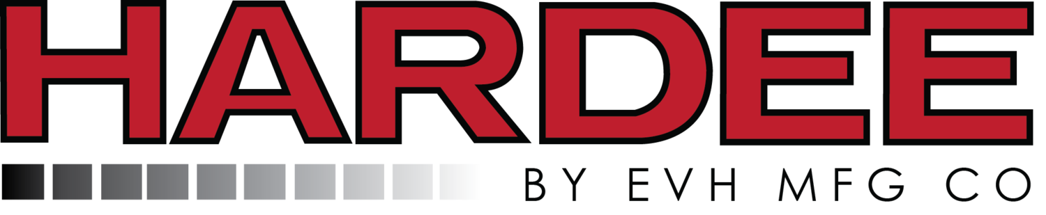 DECAL, HARDEE BY EVH MFG (5&quot; X 16&quot;)