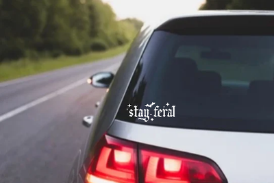 Stay Feral Vinyl Decal