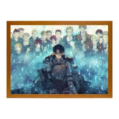Attack on Titan: Captain Levi LED Light Painting