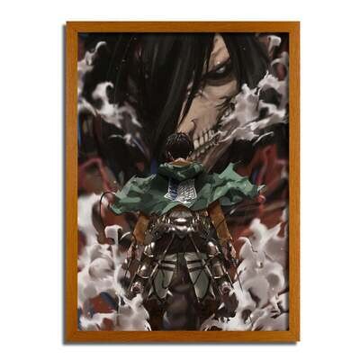 Eren Yeager Titan Transformation LED Light Painting
