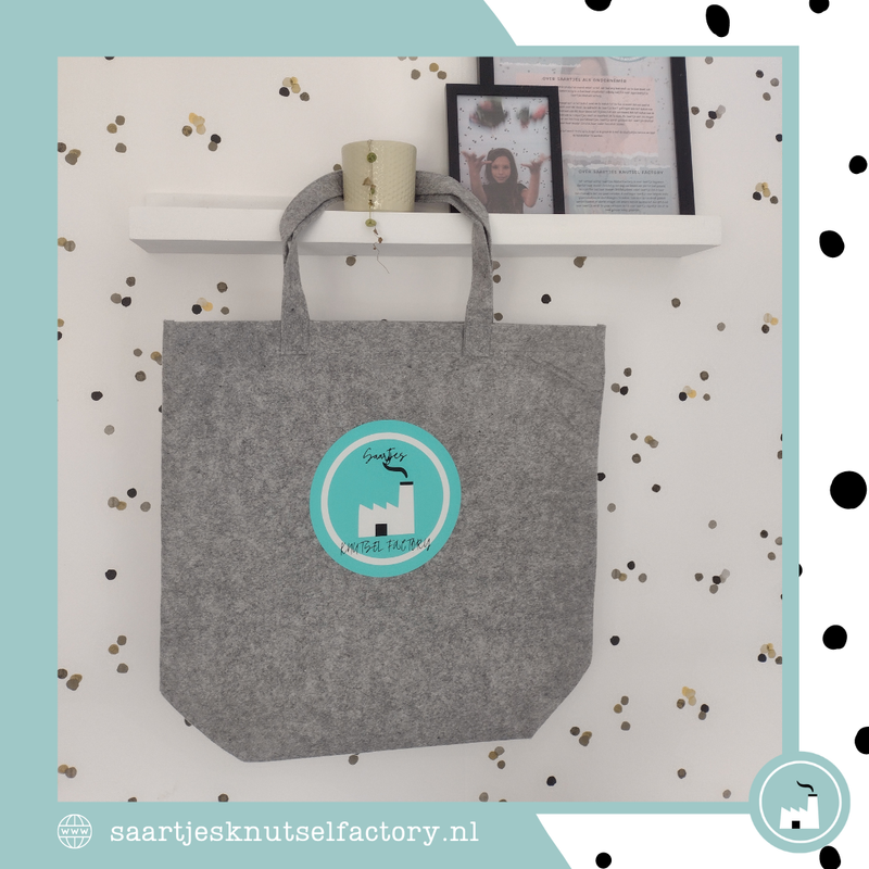 Vilten tote bag