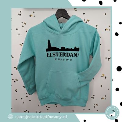 Elst(erdam) kinder hoodie skyline Elst(erdam) kinder hoodie skyline