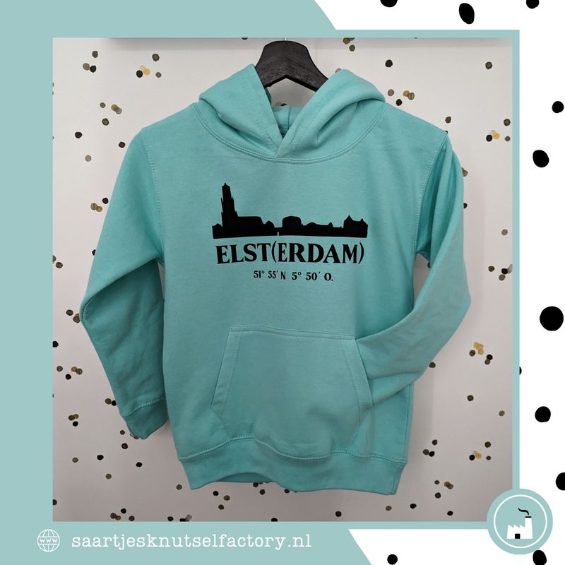 Elst(erdam) kinder hoodie skyline
