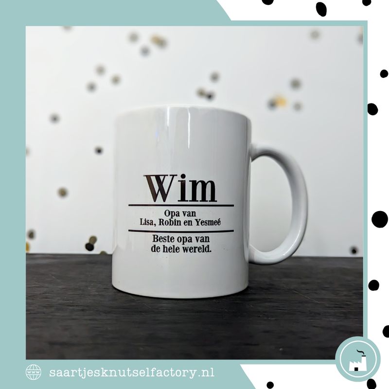 Gepersonaliseerde mok Opa
