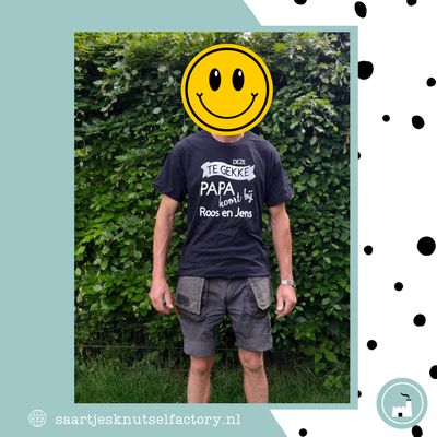 Papa shirt deze te gekke papa hoort bij