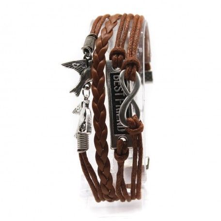 Armband Vintage Infinity Best Friends Tauben 1 reihig Armband Vintage Infinity Best Friends Tauben 1 reihig