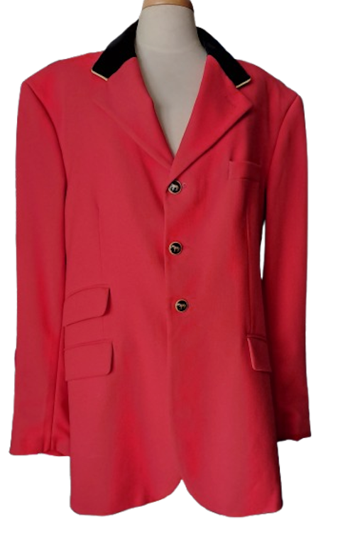 Herren- Reit- Jacket mit Samtkragen von IRIS BAYER (Teflon) in Größe 106!