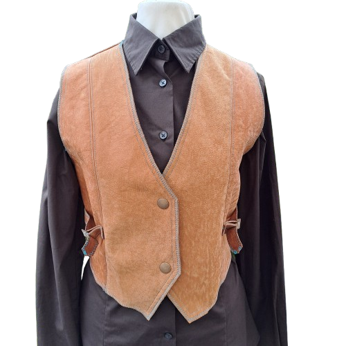 Echtleder- Weste- Reitweste in verschiedenen Farben frei konfigurierbar, die in der Regel offen getragen wird