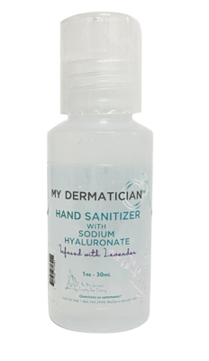 My Dermatician Hand Sanitizer 1oz infused with Lavender
