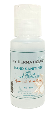My Dermatician Hand Sanitizer 1oz infused with Blood Orange