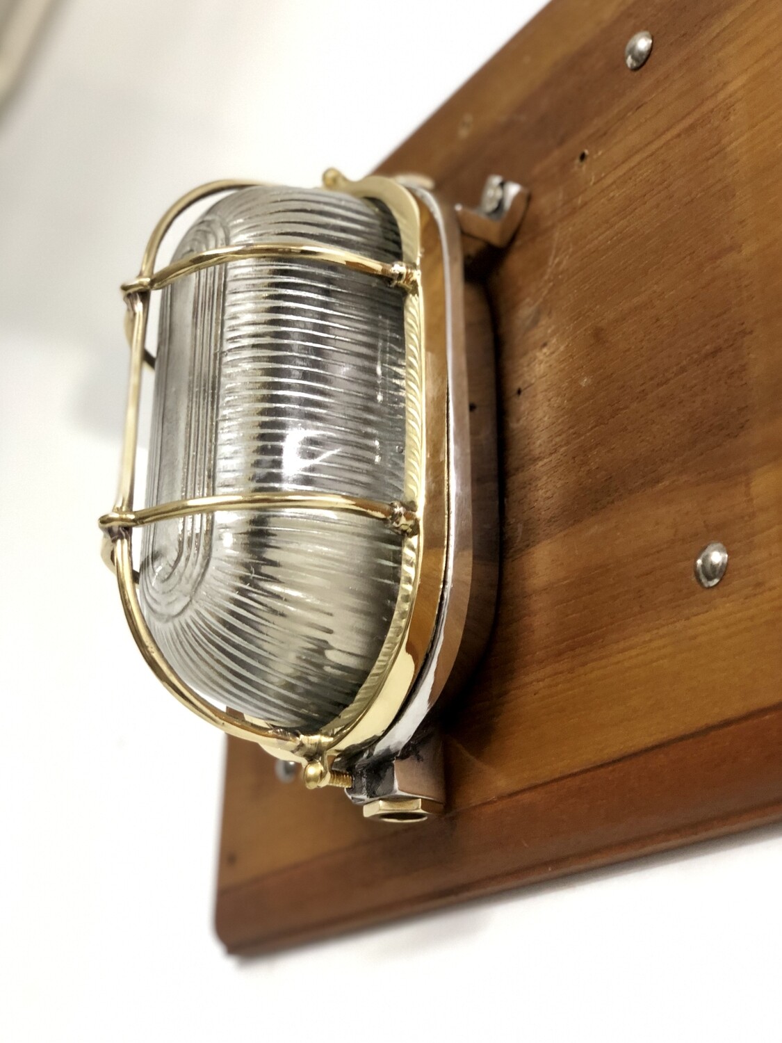 Nautical Antique Bulkhead Industrial Oval Ceiling Wall Light