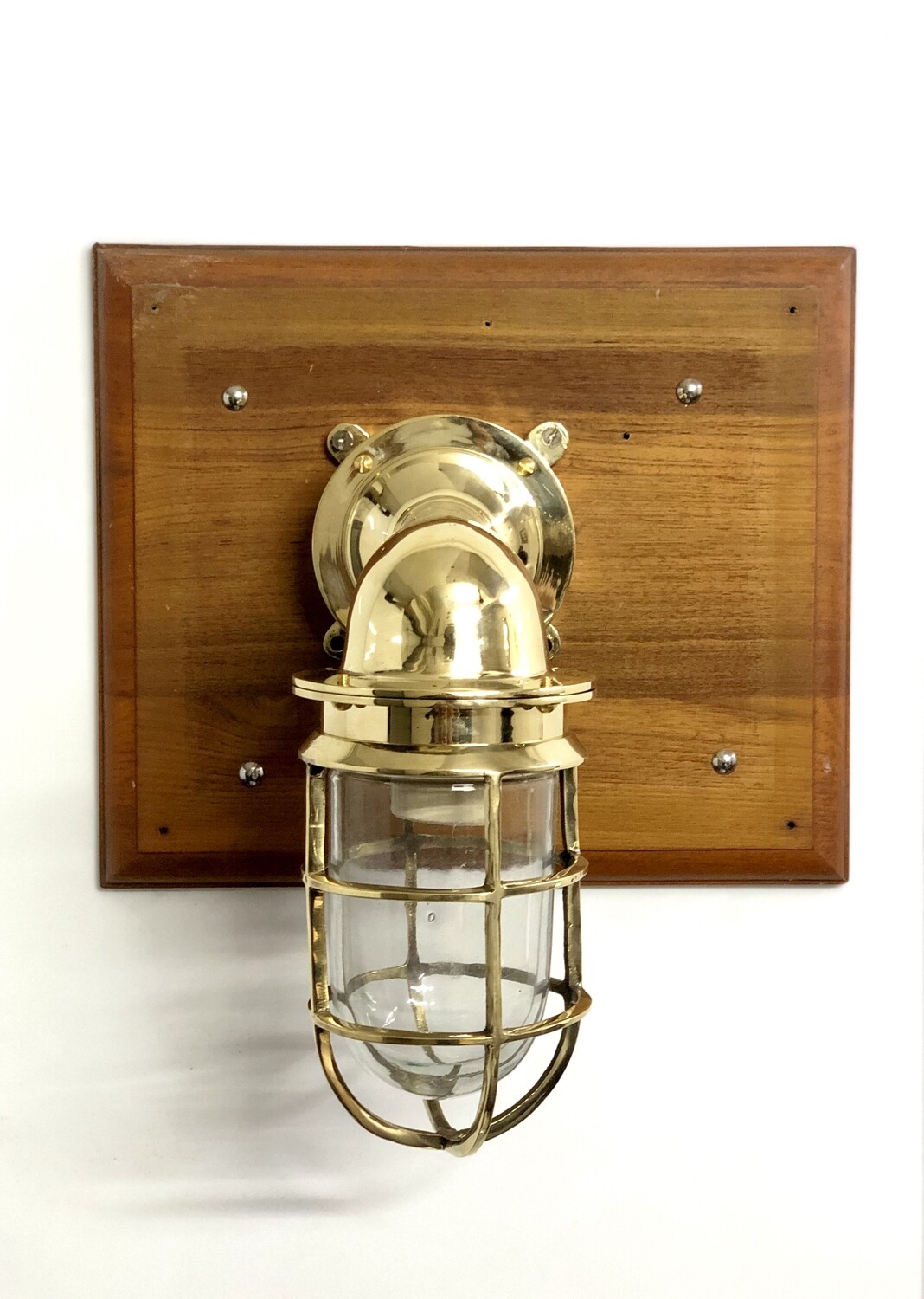 Maritime Passageway Bulkhead Sconce Light with Junction Box