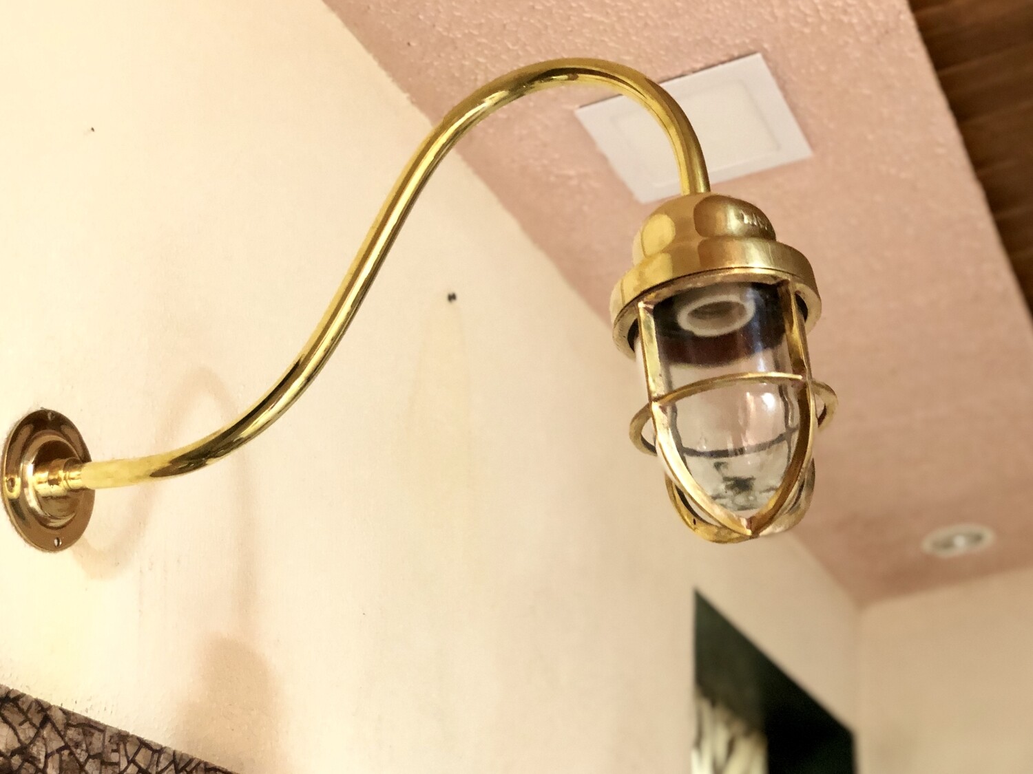 Mid-century Retro stage Swan Neck Wall Light
