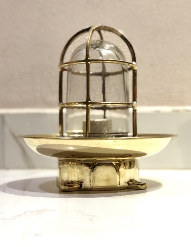 Vintage Ceiling Mounted Bulkhead Light Fixture