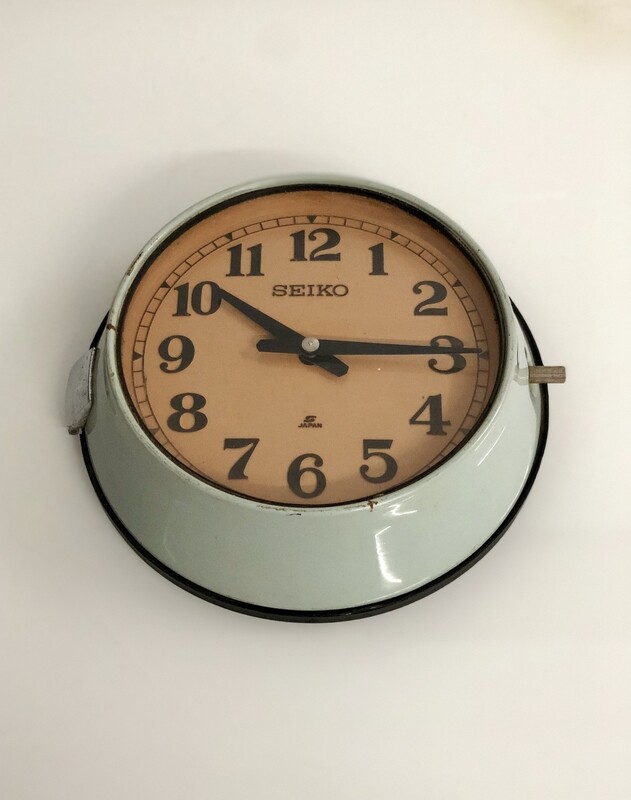 Nautical Ship Maritime Seiko Slave Wall Hanging Clock