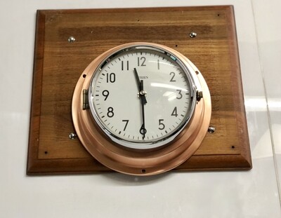 Refurbished Reclaimed Citizen Nautical Clock