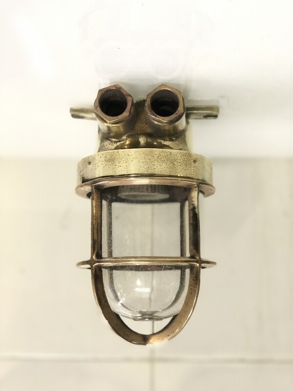 Reclaimed Antique Wiska Wall Mount Marine Light