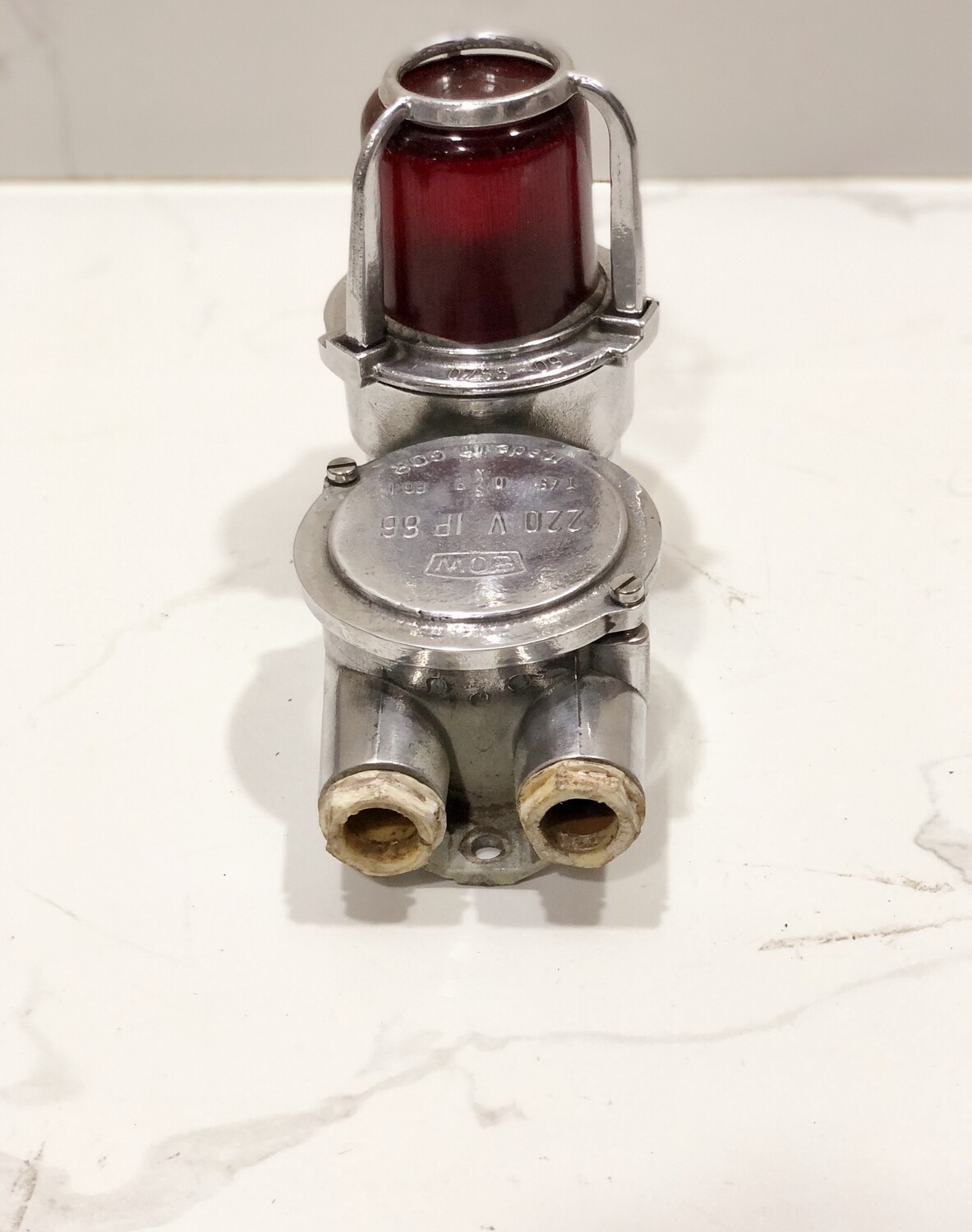 Original Marine Antique Bulkhead Wall Mount Light