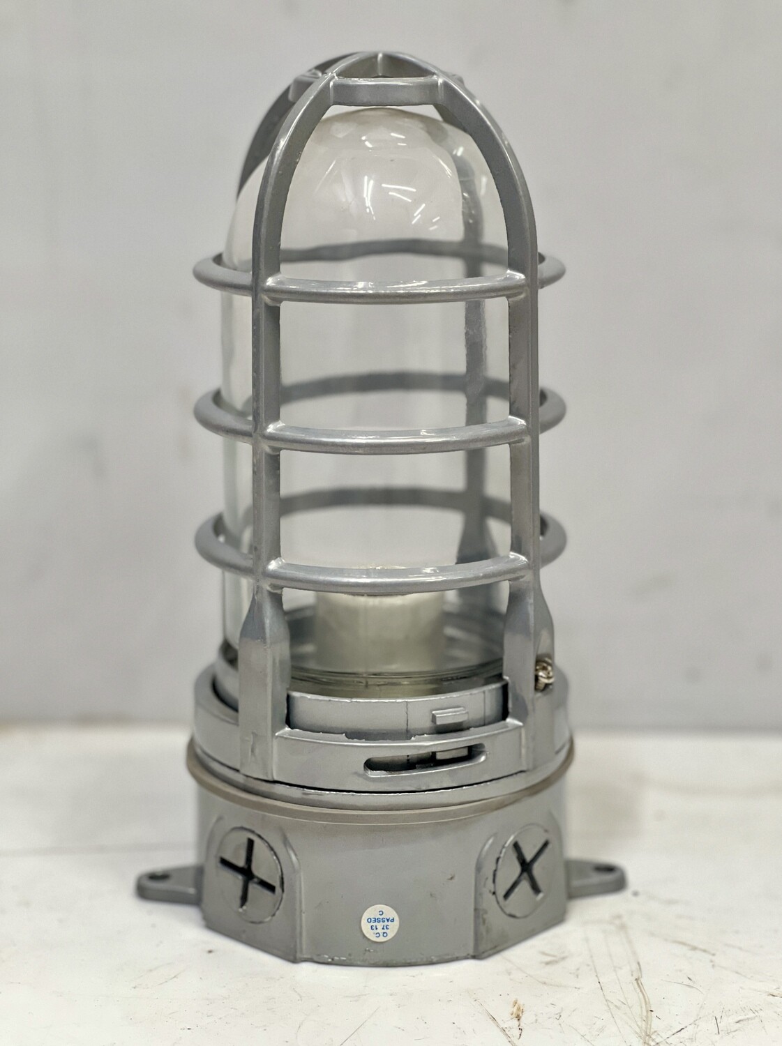 Exterior Ceiling Post Mount Vintage Ship Aluminium Metal Nautical Bulkhead Light Fixture